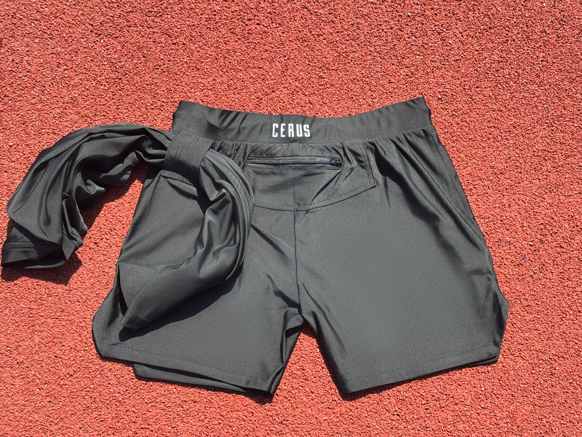 Cerus Black Titan Linerless Shorts