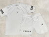 Cerus White Fusion 2-in-1 Shorts