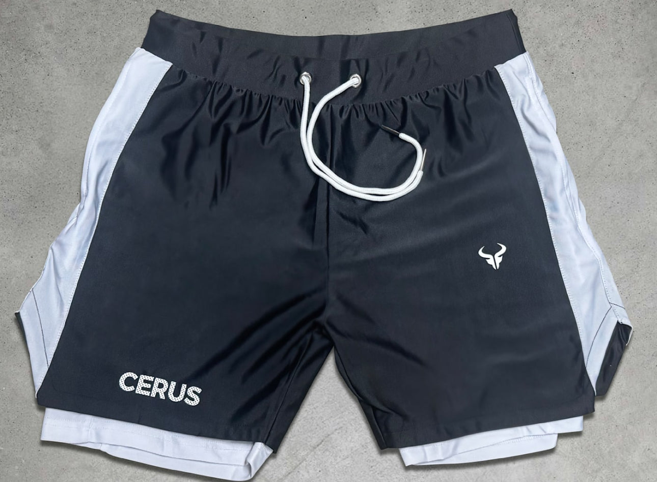Cerus Black Vita 2-in-1 Shorts