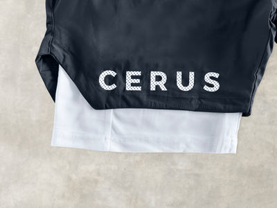 Cerus Charcoal Grey Fusion 2-in-1 Shorts