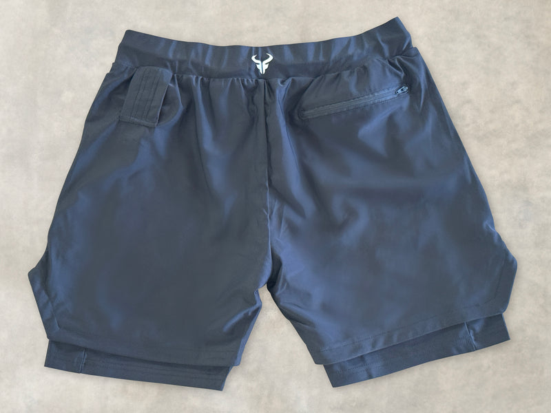 Cerus Charcoal Training Club 2.0 2-in-1 Shorts