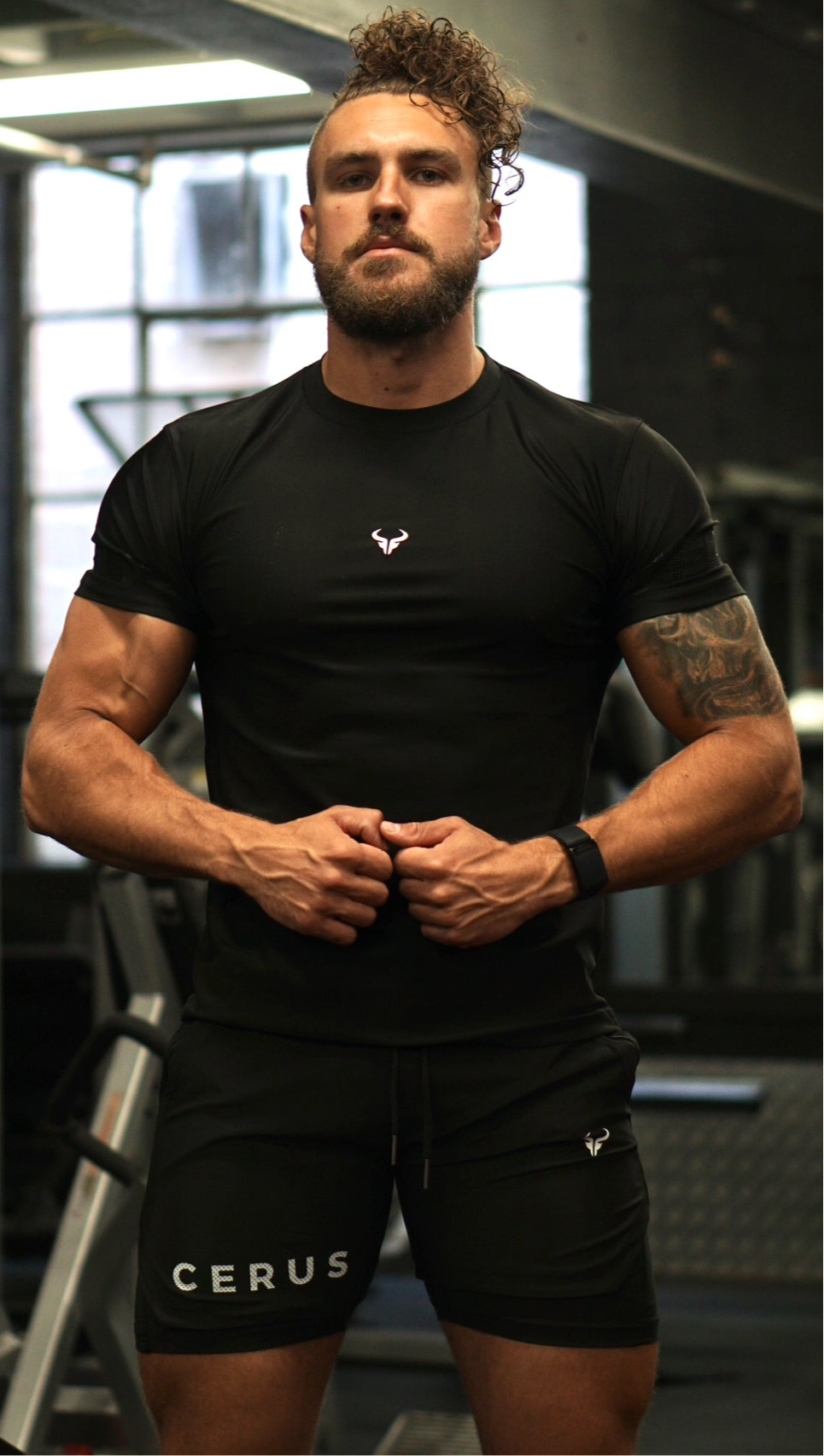 Cerus Black Shadow Fusion 2-in-1 Shorts (2 Pack)