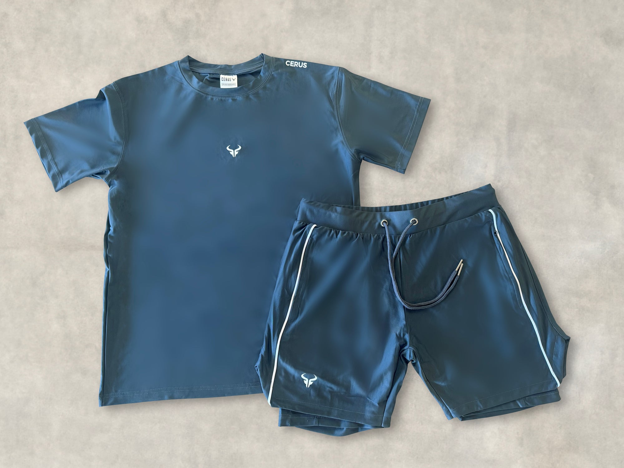 Cerus Grey Flex 2-in-1 Shorts