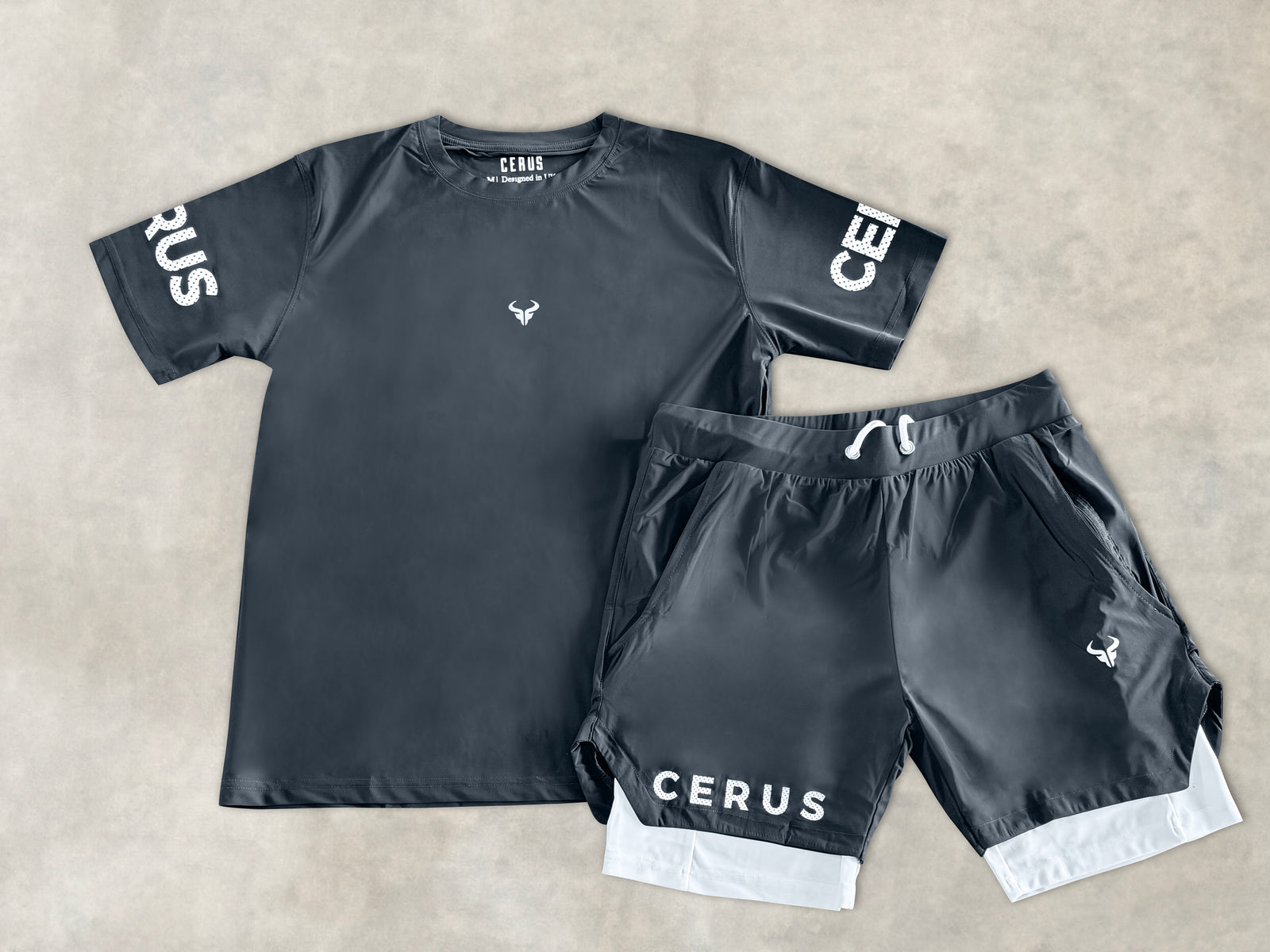 Cerus Charcoal Grey Fusion Men’s T-Shirt