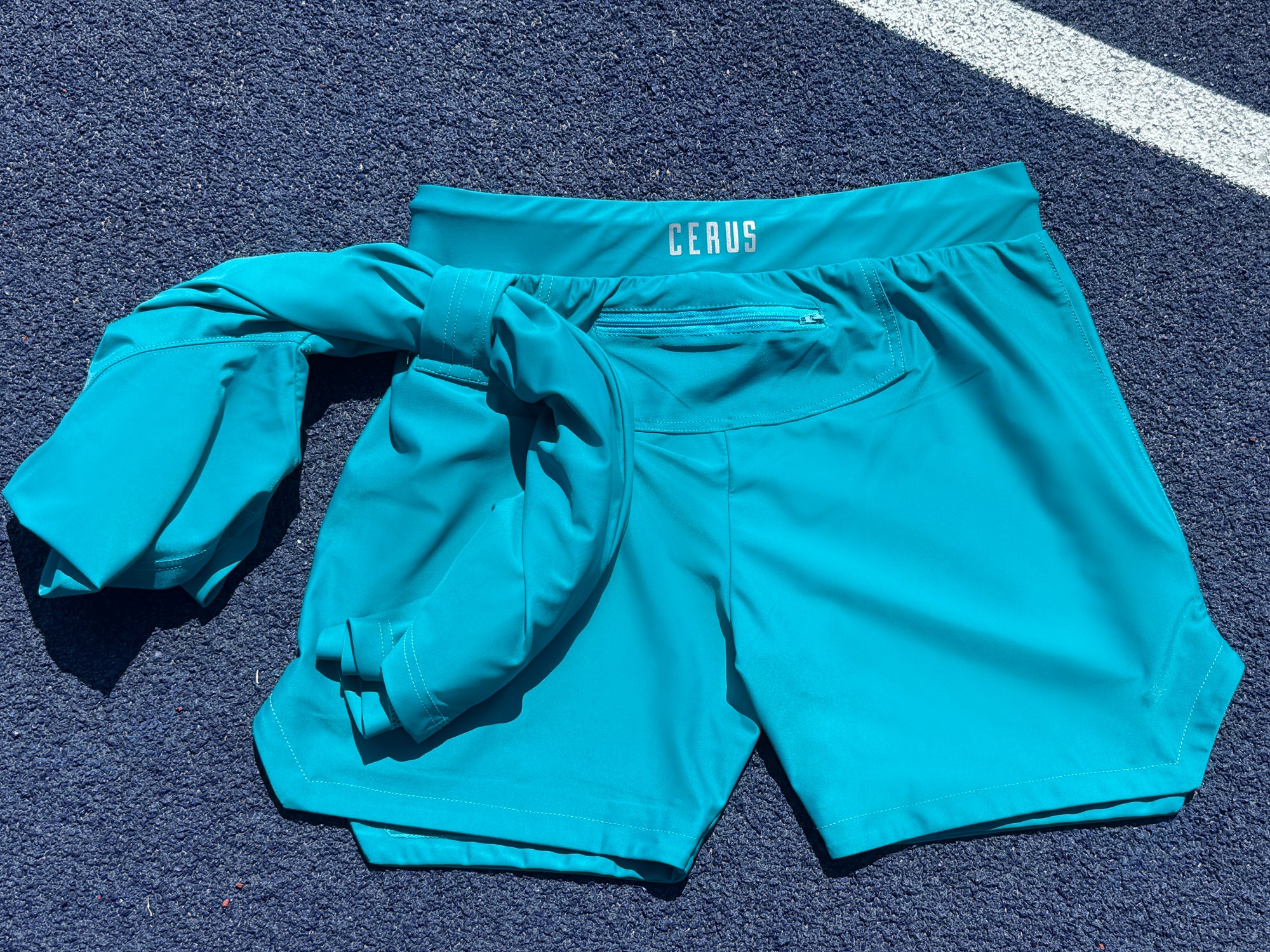 Cerus Titan Teal Linerless Shorts