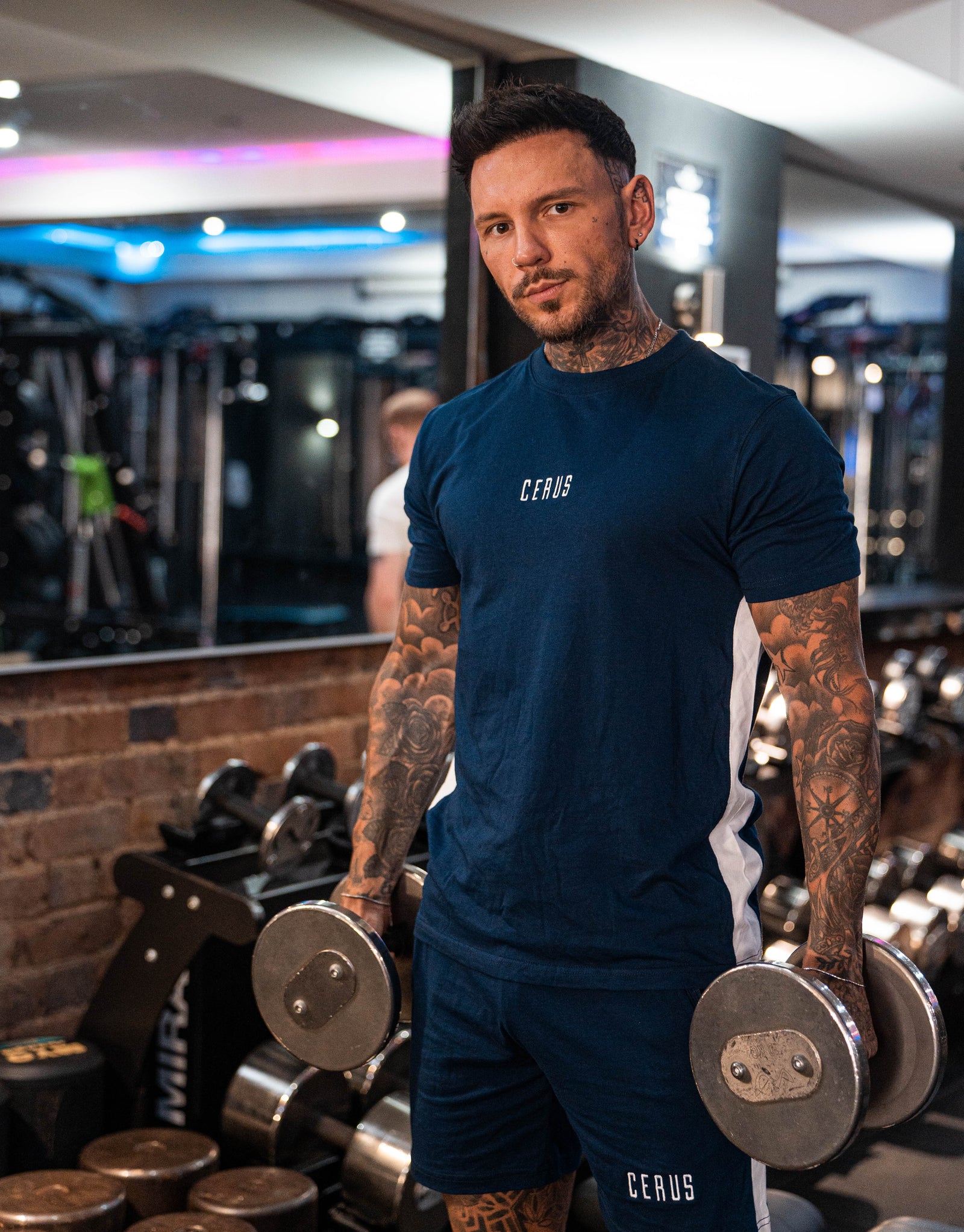 Cerus Navy Nero T-Shirt