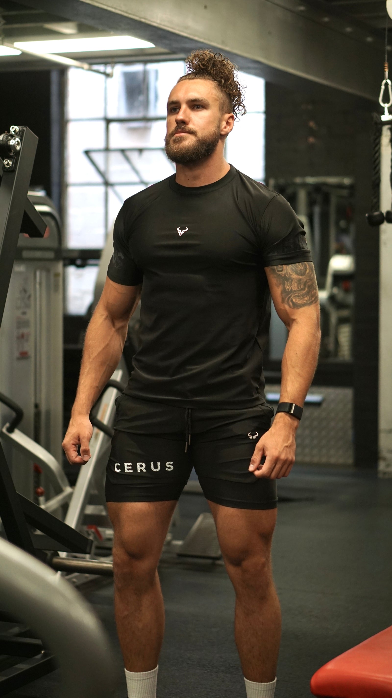 Cerus Black Shadow Fusion Men’s T-Shirt