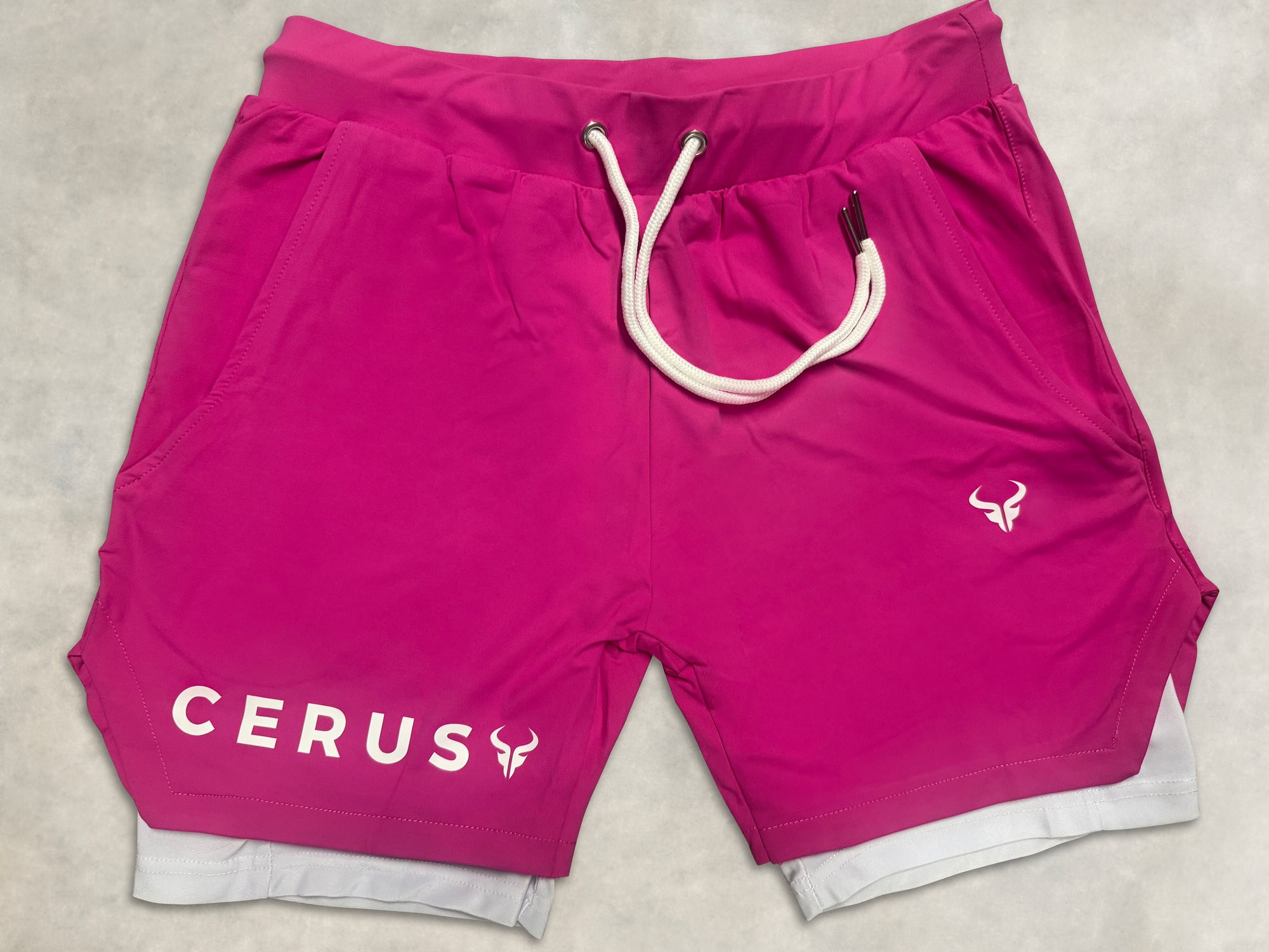 Cerus Magenta Apex 2-in-1 Shorts