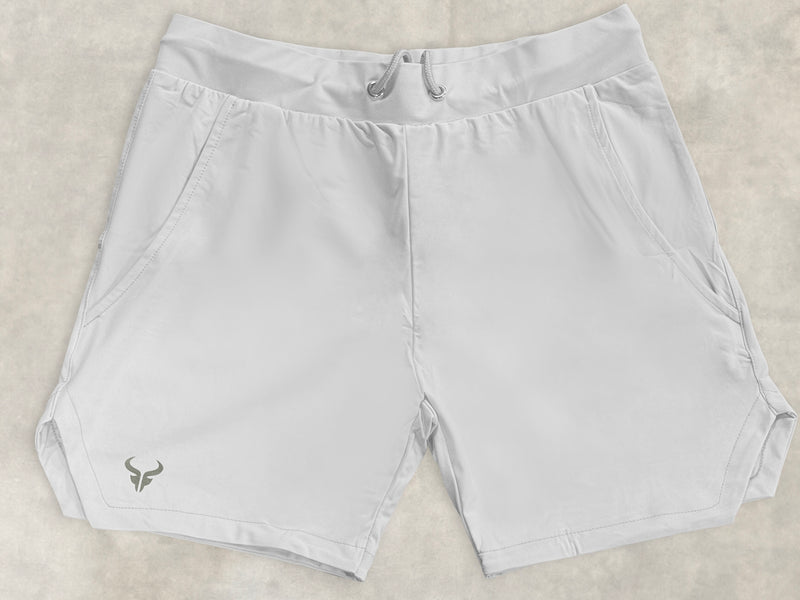 Cerus White Titan Linerless Shorts