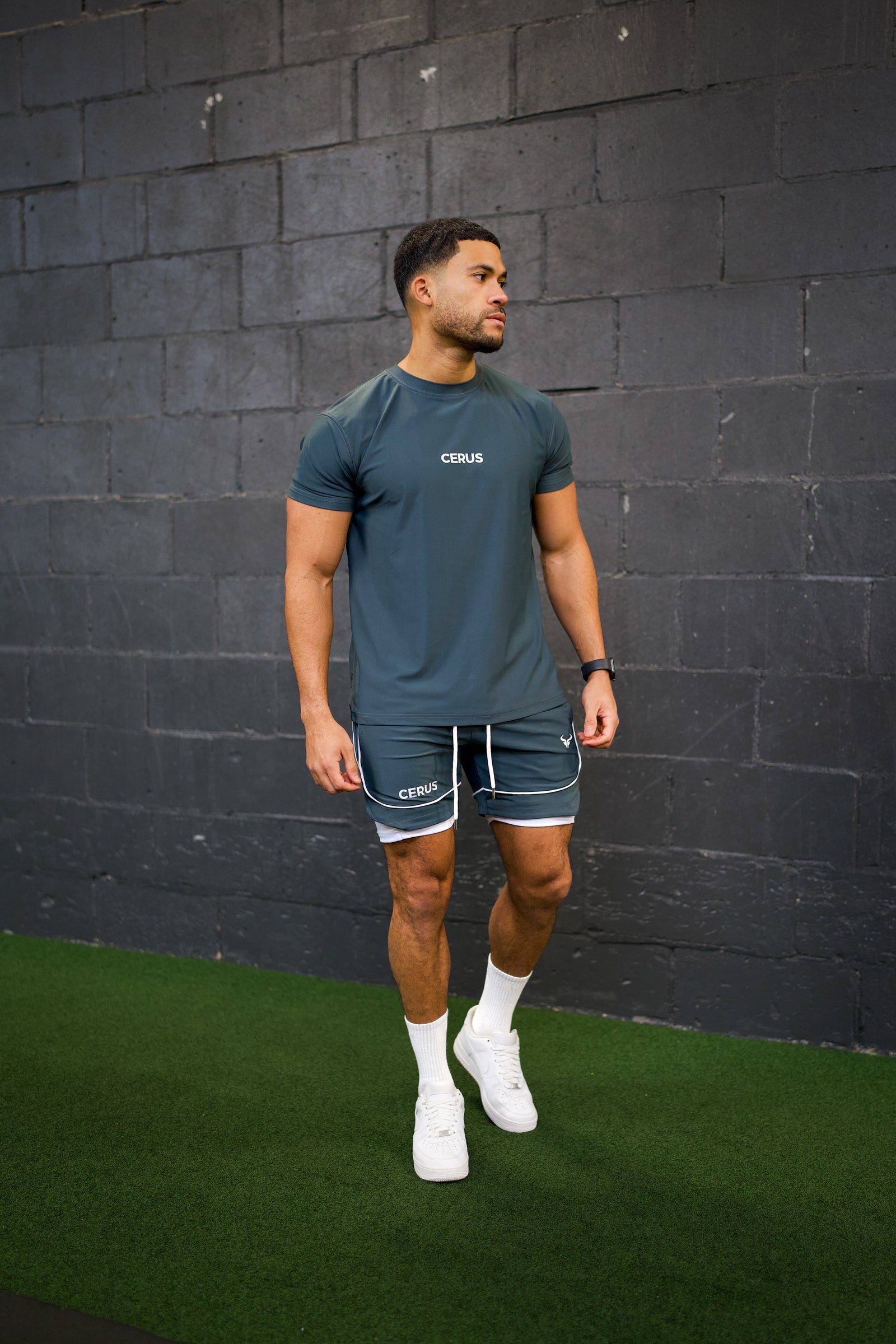 Cerus Grey Flow 2-in-1 Shorts
