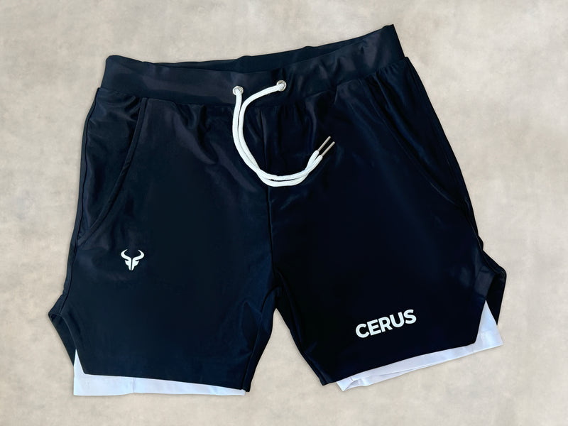 Cerus Black Janus 2-in-1 Shorts