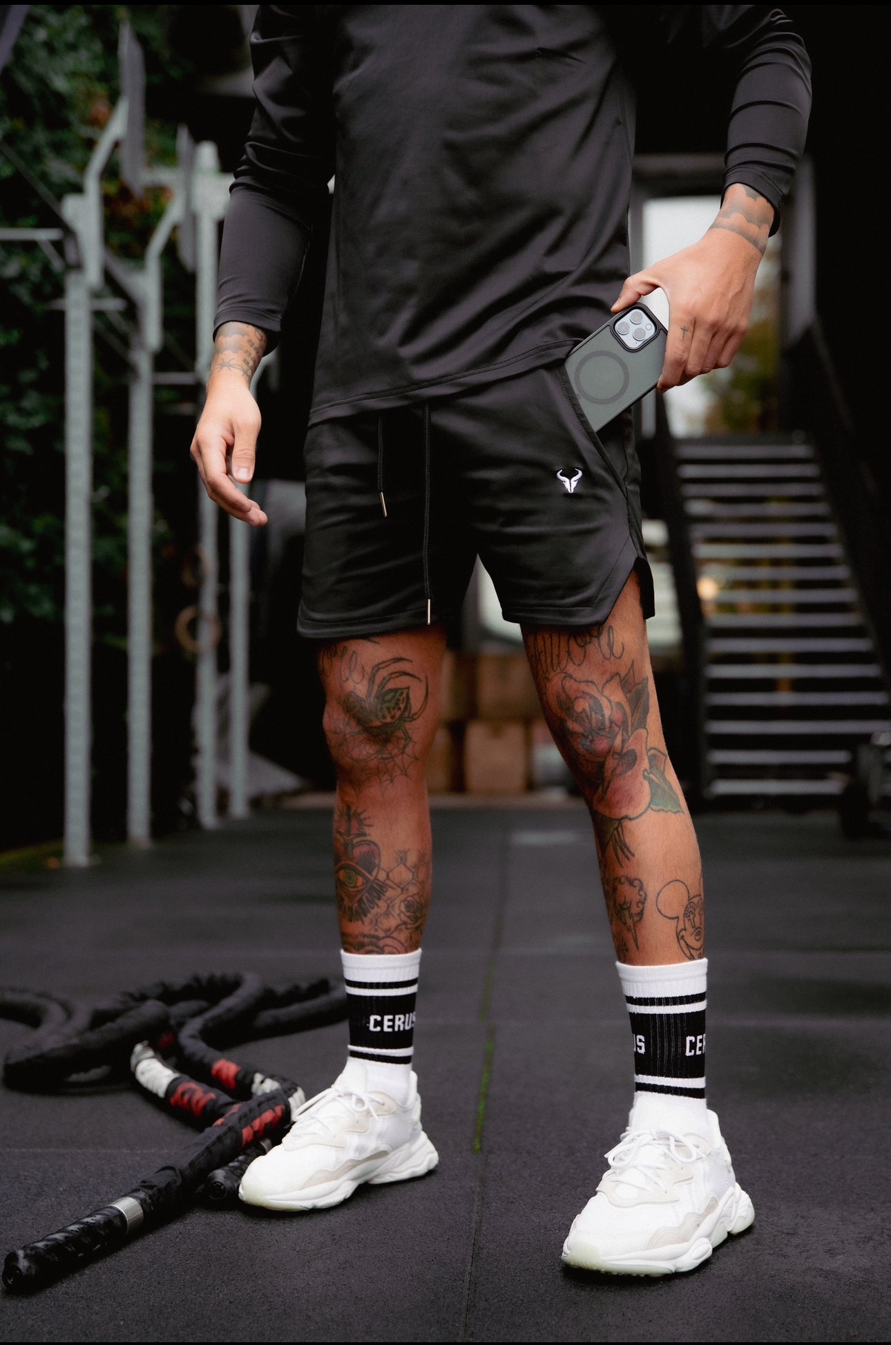 Cerus Black Proctor Linerless Shorts