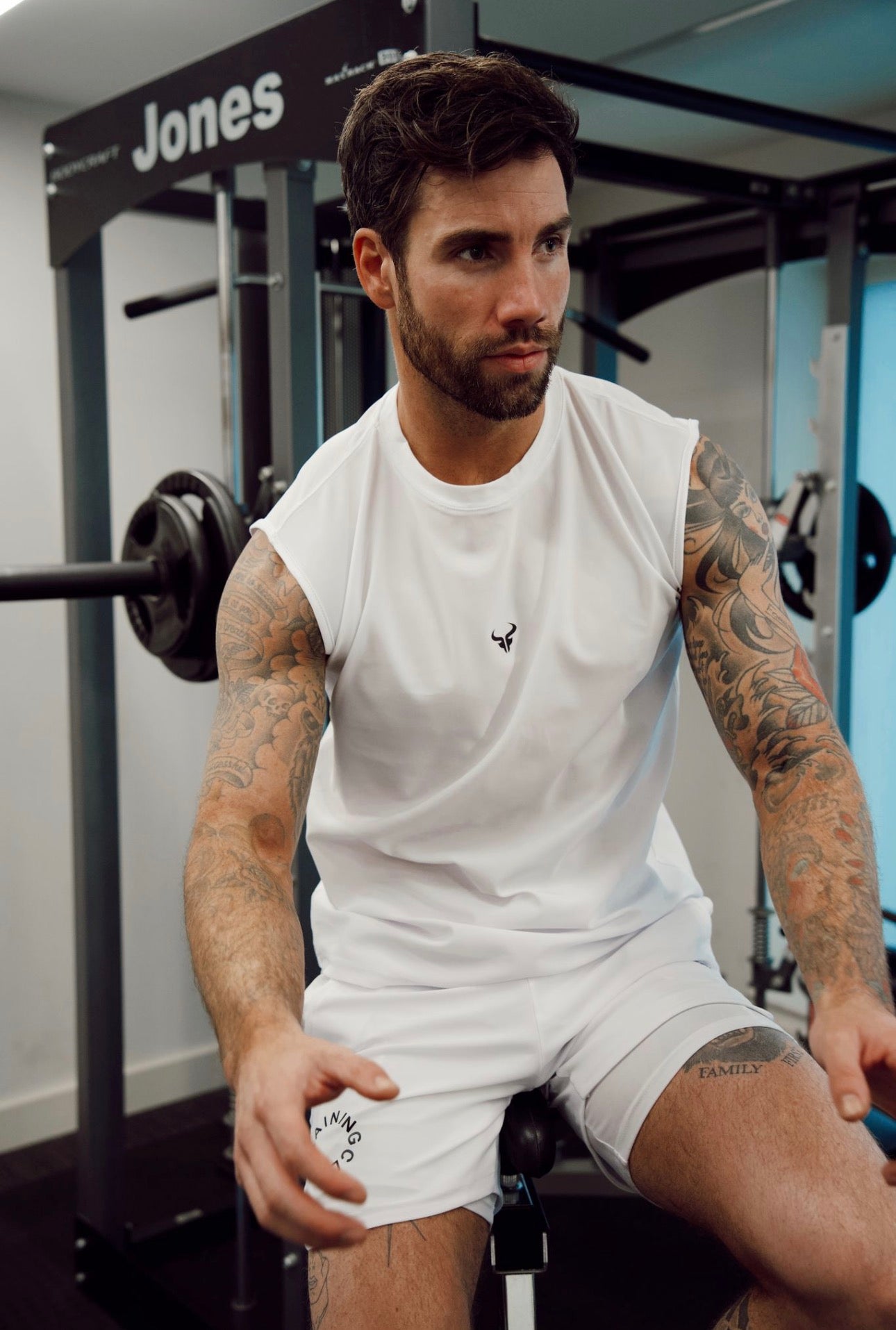 Cerus White Training Club Men’s Tank Top