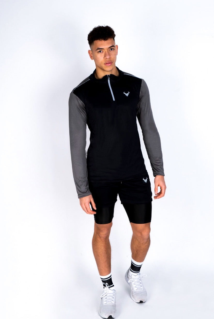 Cerus Black Flex 1/4 Zip Pullover