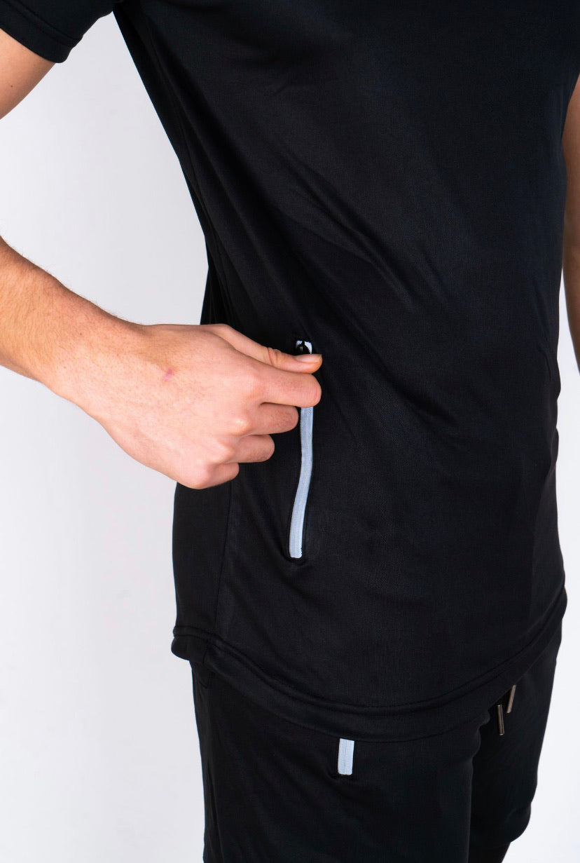 Cerus Black Hybrid Men’s T-Shirt