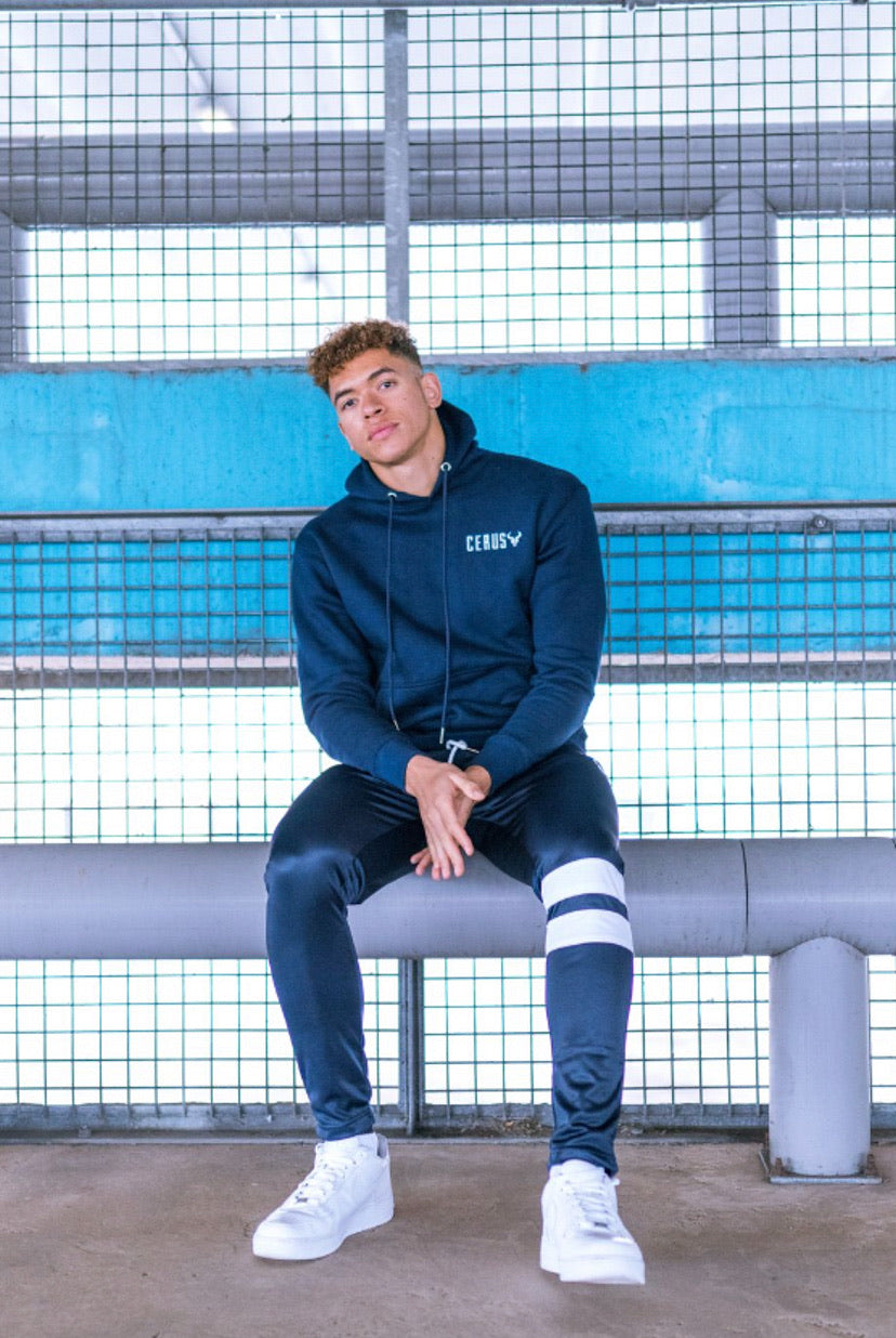 Cerus Navy Legacy Pullover Hoodie-Cerus