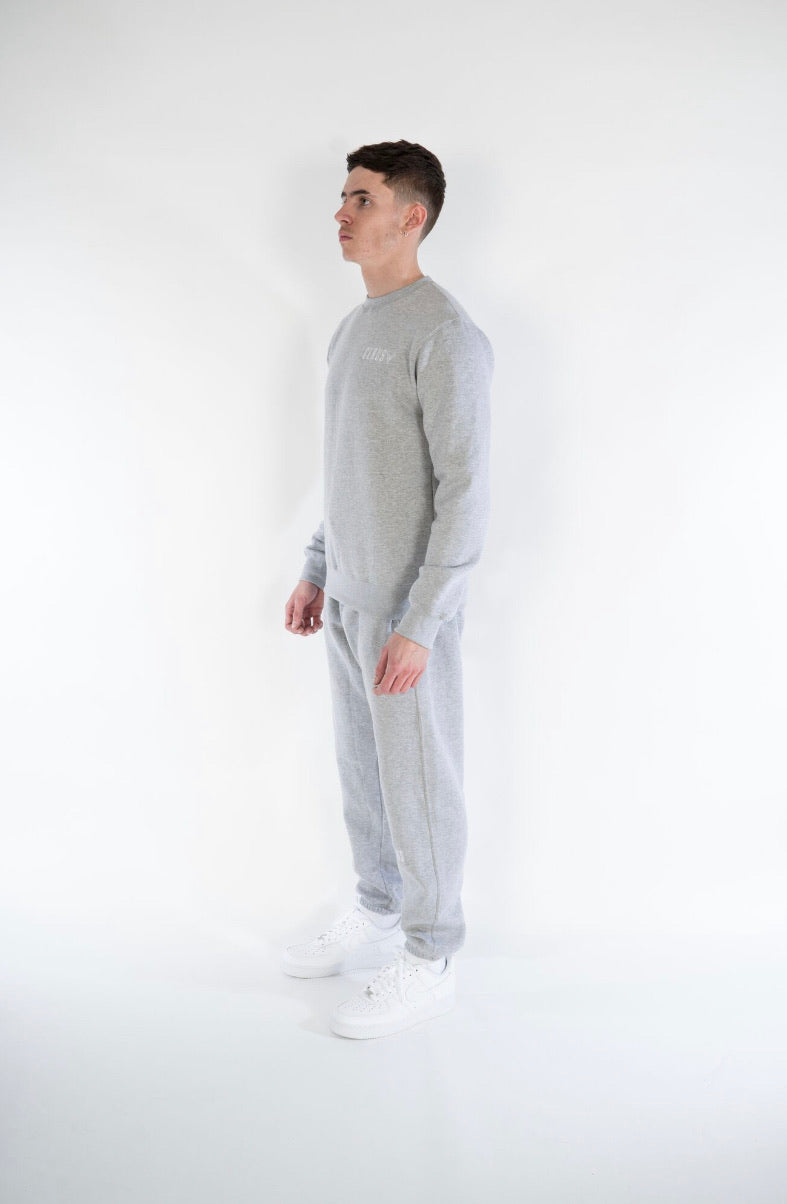 Cerus Grey Legacy Crew Neck Sweatshirt-Cerus