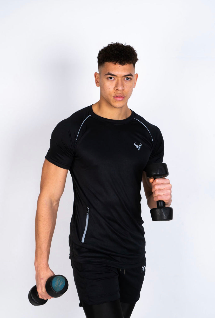 Cerus Black Hybrid Men’s T-Shirt