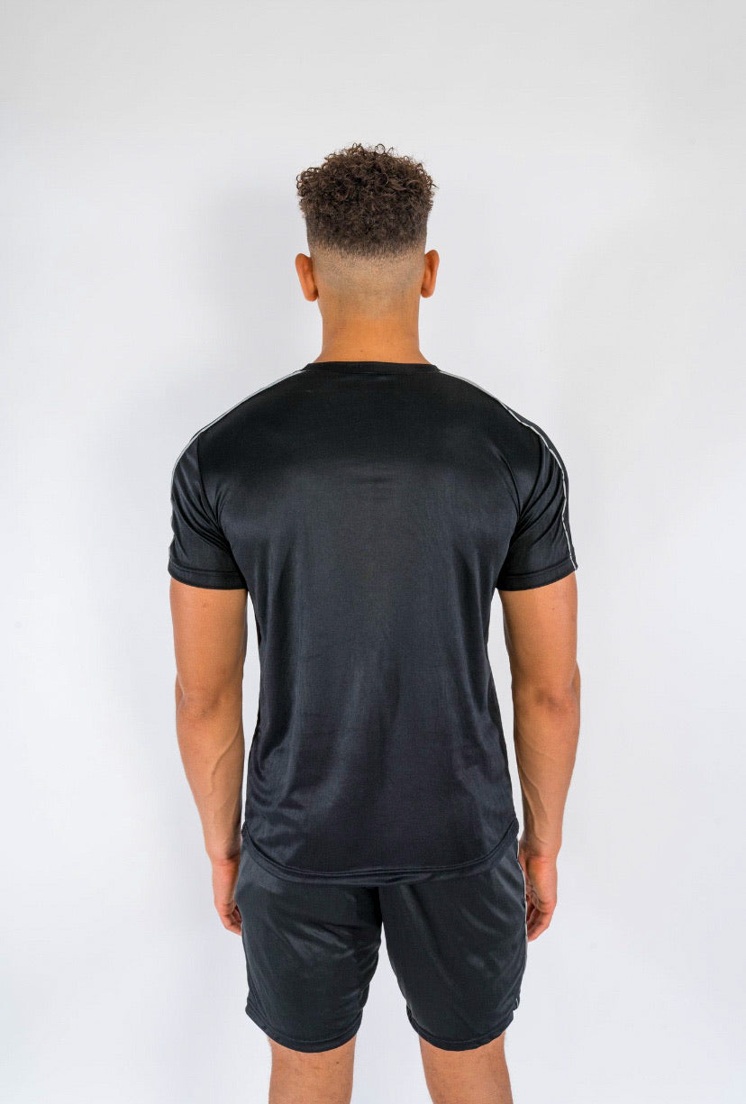 Cerus Black Element Men’s Gym Shorts-Cerus