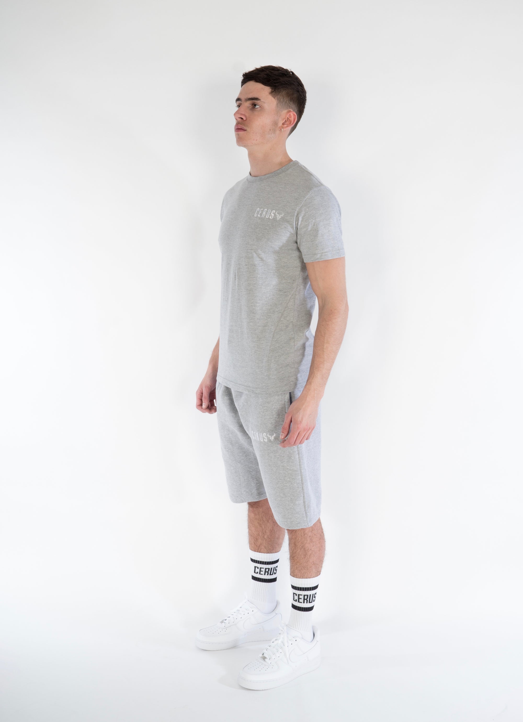 Cerus Grey Legacy Men’s Shorts-Cerus