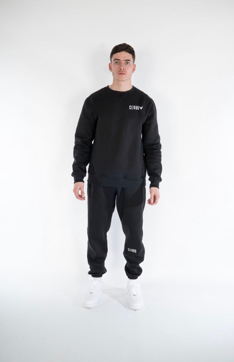 Cerus Black Legacy Crew Neck Sweatshirt-Cerus