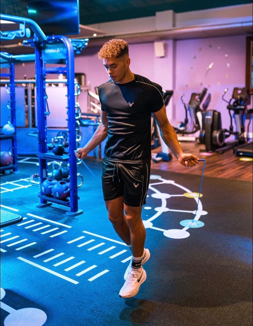 Cerus Black Element Men’s Gym Shorts-Cerus