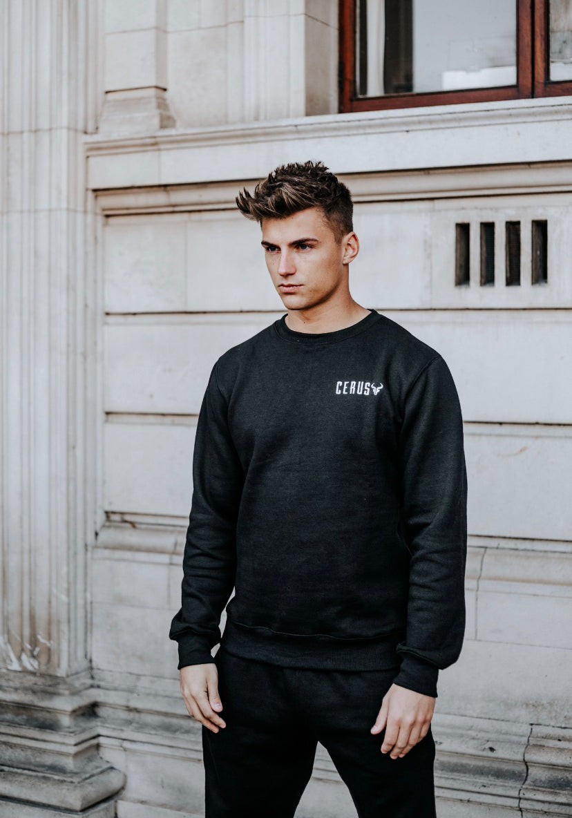 Cerus Black Legacy Crew Neck Sweatshirt