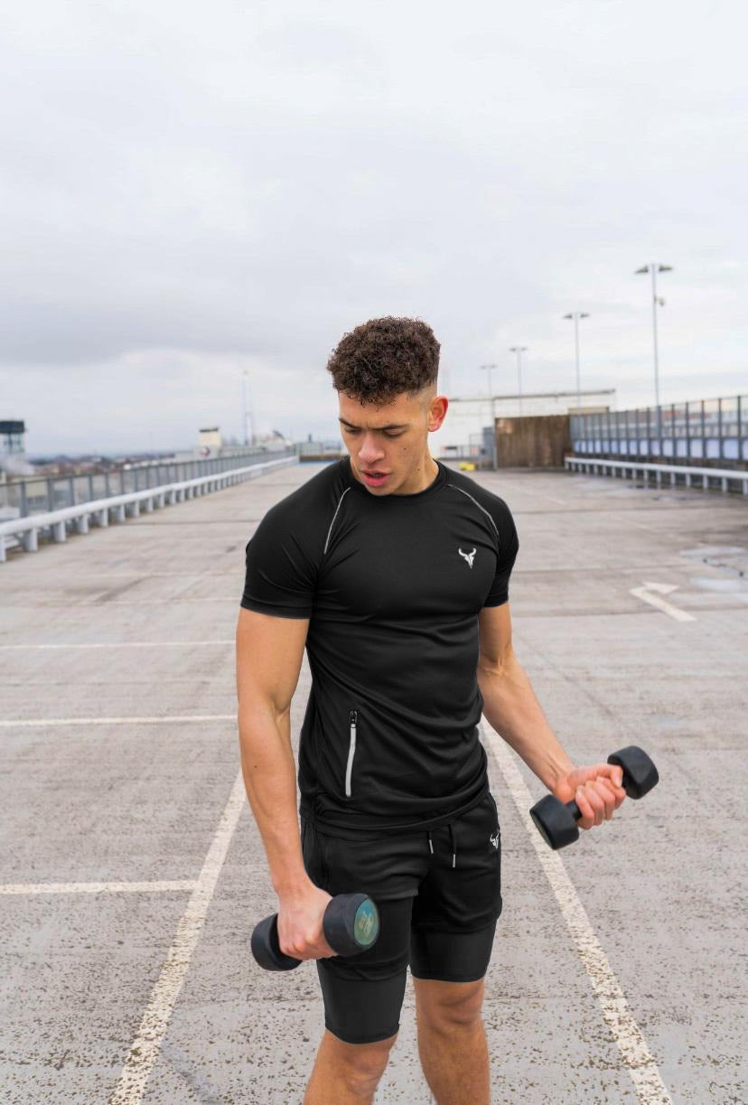 Cerus Black Hybrid Men’s T-Shirt