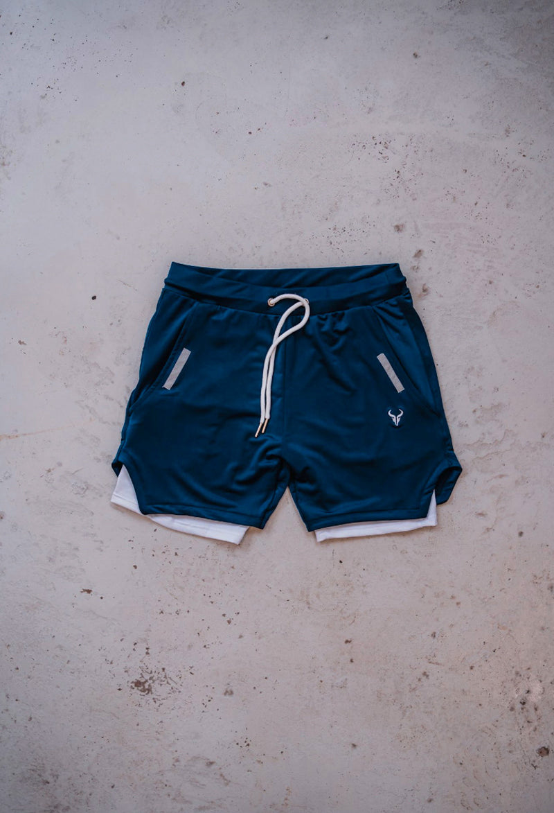 Cerus Navy Proctor 2-in-1 Shorts