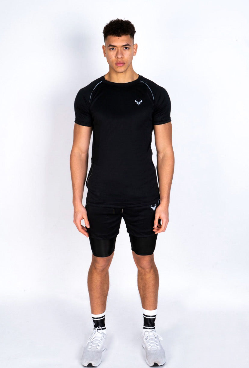 Cerus Black Hybrid Men’s T-Shirt