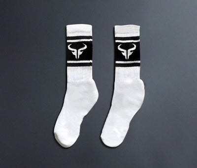 Unisex Bull Logo Socks (2Pairs)-Cerus