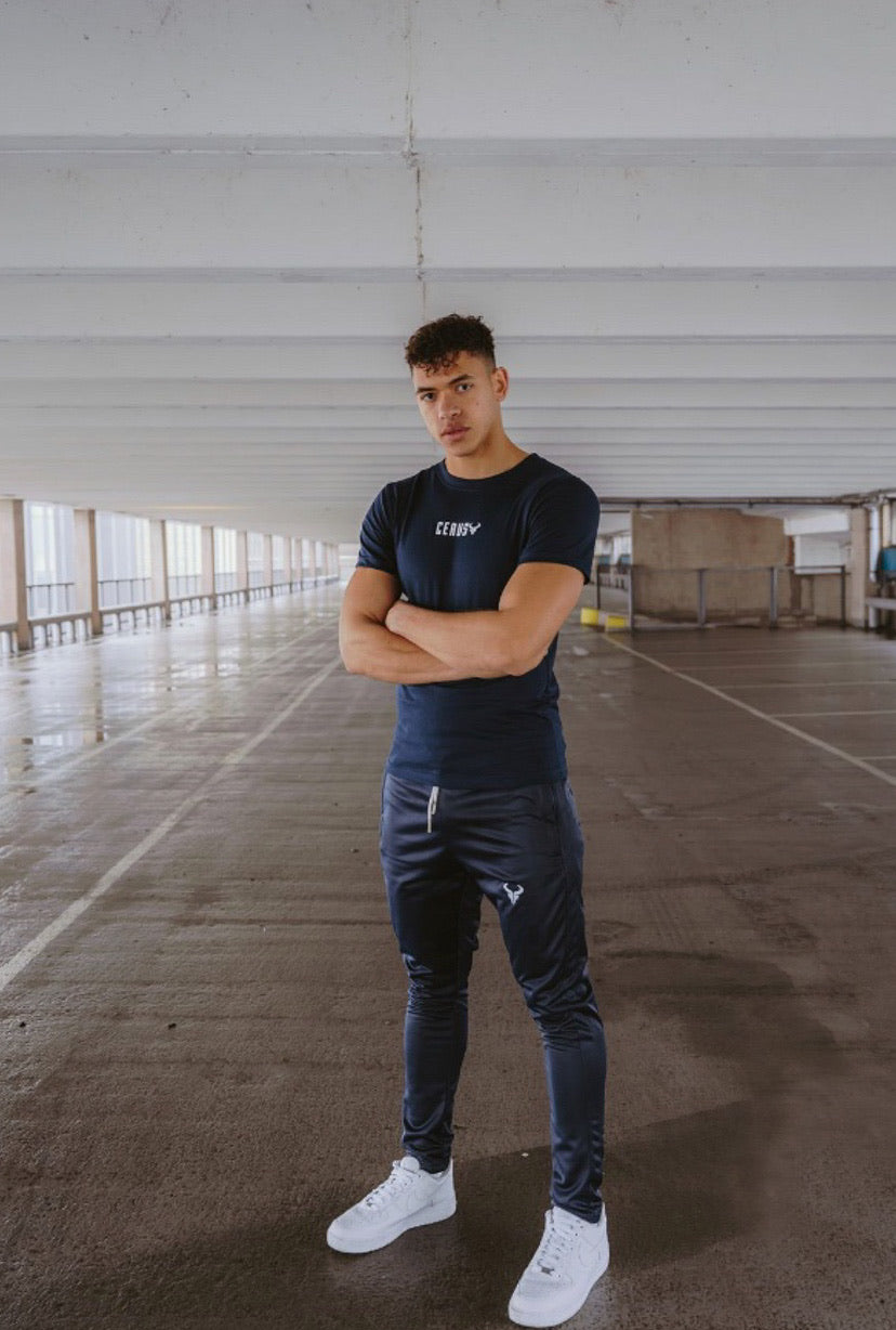 Cerus Navy Energy Jogging Bottoms