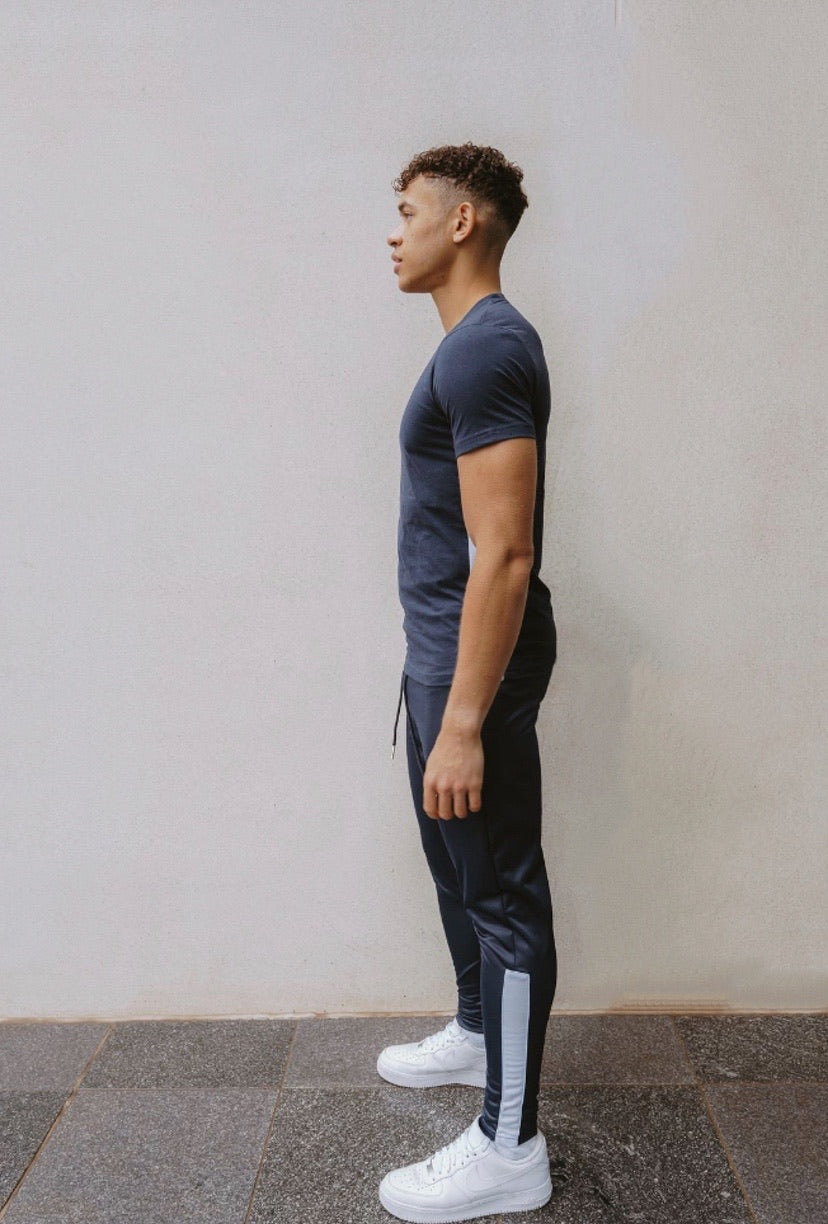 Cerus Navy Essential Jogging Bottoms