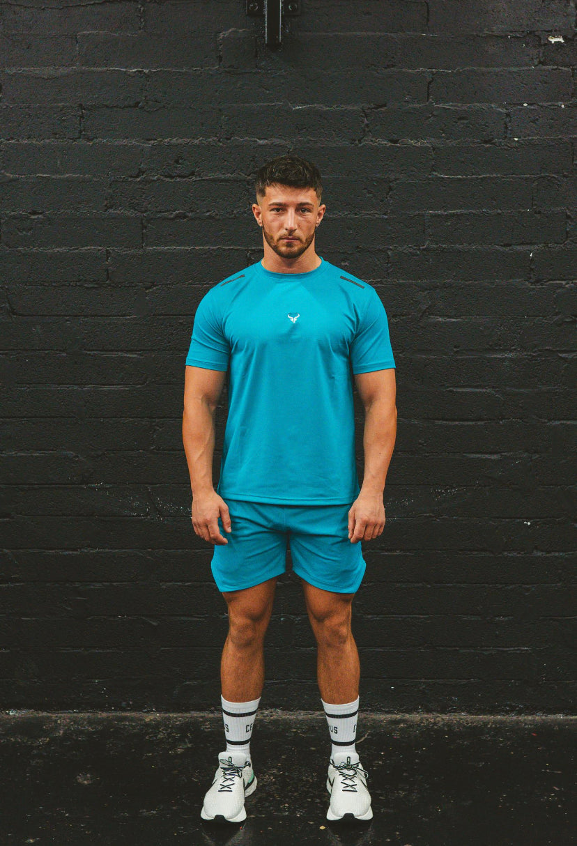 Cerus Teal Janus Men’s T-Shirt