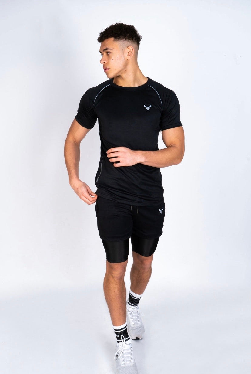 Cerus Black Hybrid Men’s T-Shirt