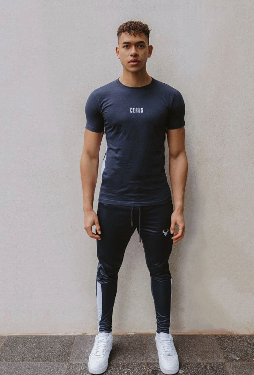 Cerus Navy Essential Jogging Bottoms