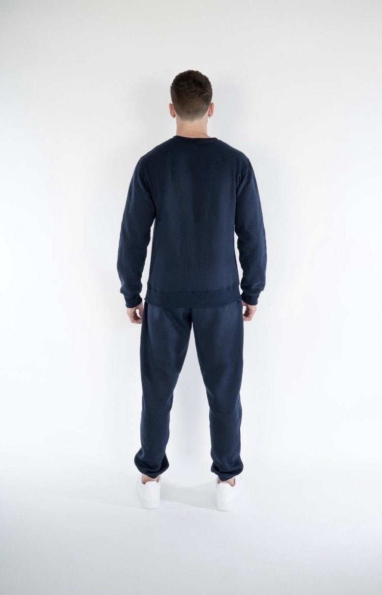 Cerus Navy Legacy Crew Neck Sweatshirt-Cerus