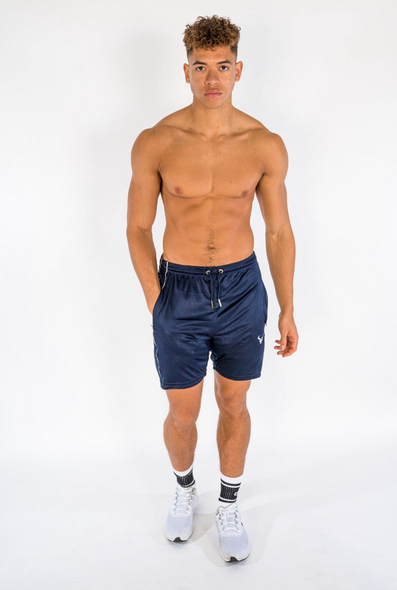 Cerus Navy Element Men’s Gym Shorts-Cerus