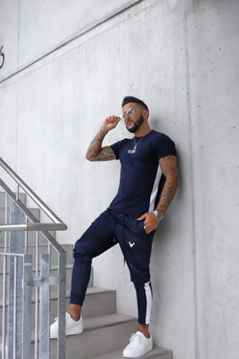 Cerus Navy Essential Jogging Bottoms