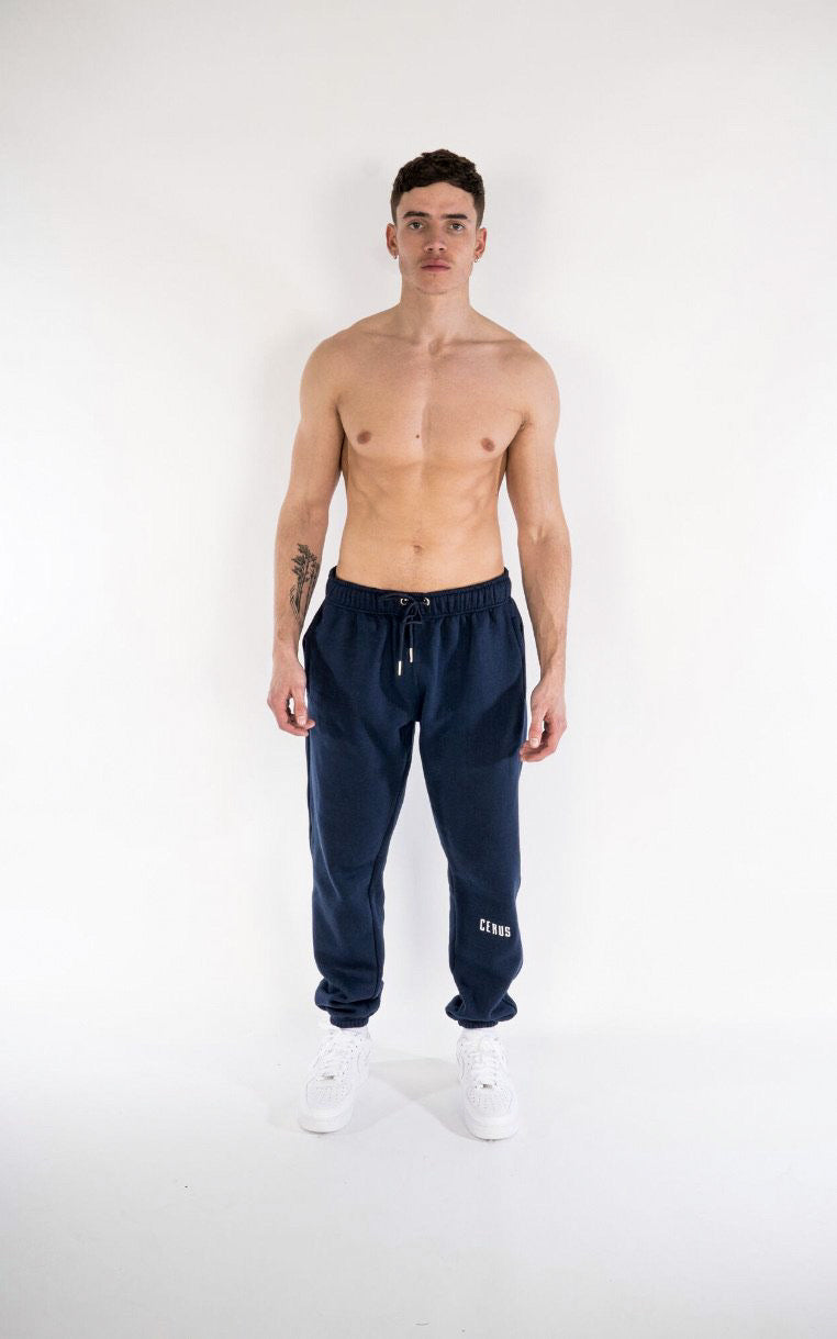 Cerus Slim Fit Navy Legacy Sweatpants-Cerus