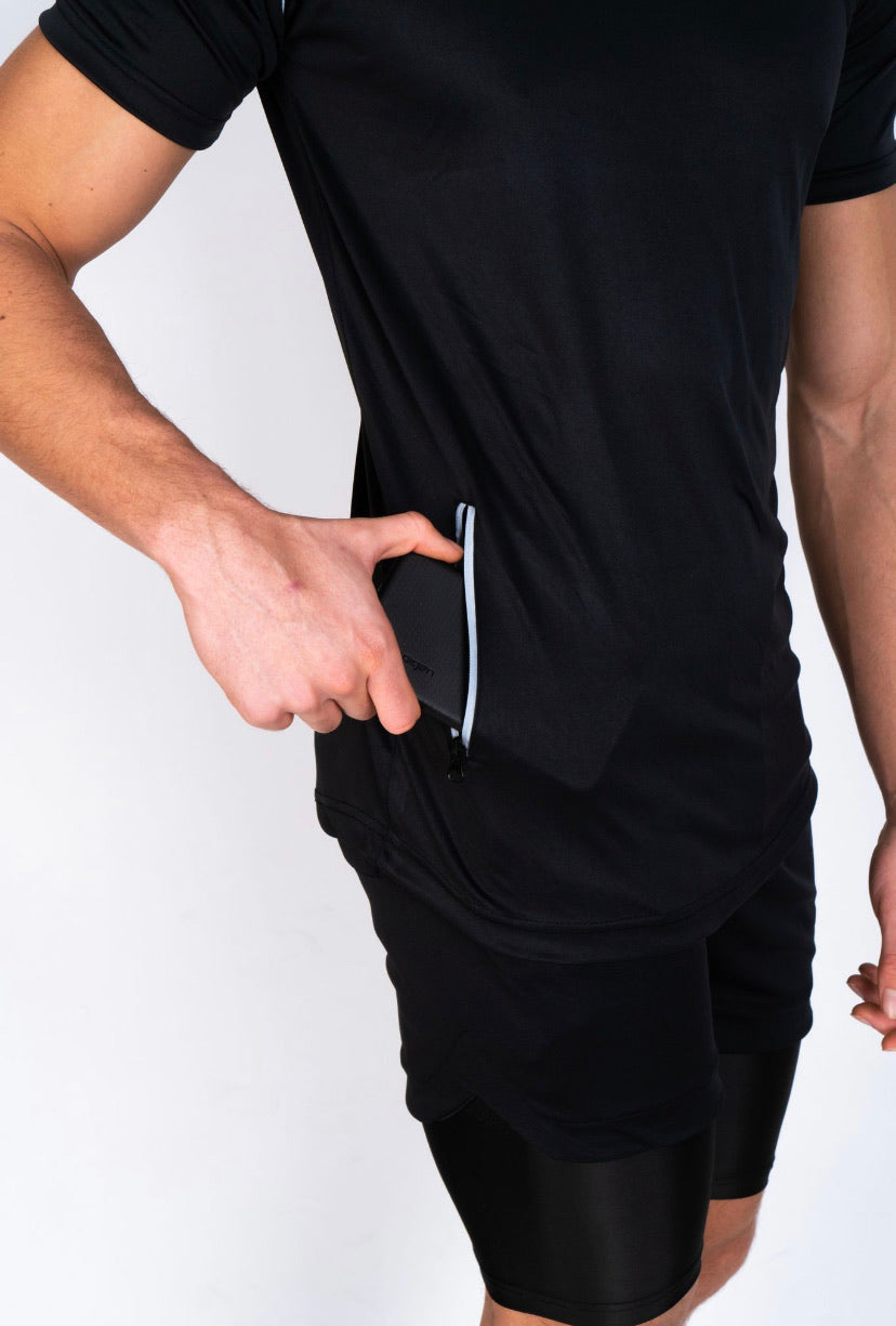 Cerus Black Hybrid Men’s T-Shirt